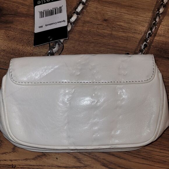 Treesje spokes, crossbody, milk, small, chain strap purse - Picture 4 of 5